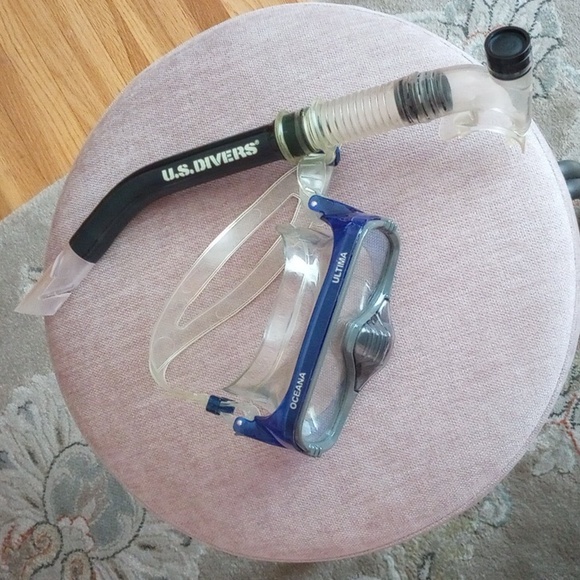 US Divers Oceans Ultima Snorkel + Mask  RARE Style!! - Picture 8 of 13